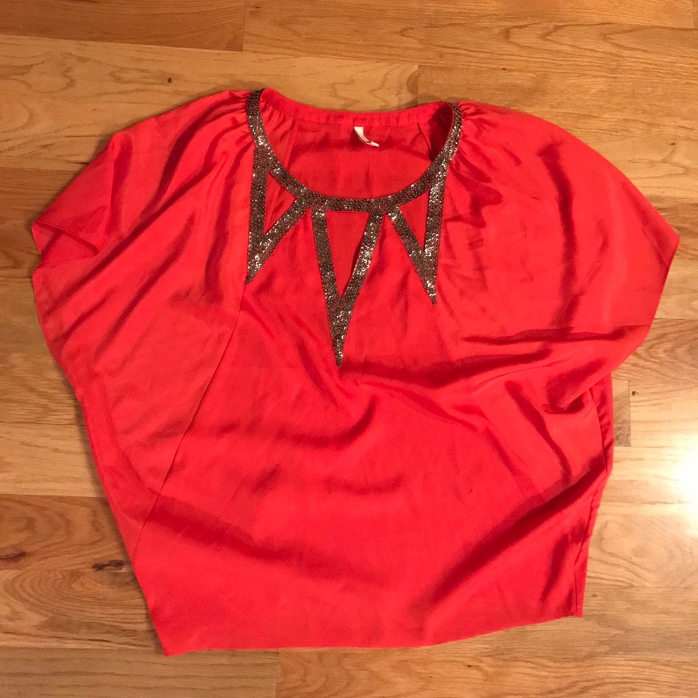 Sequin circle top